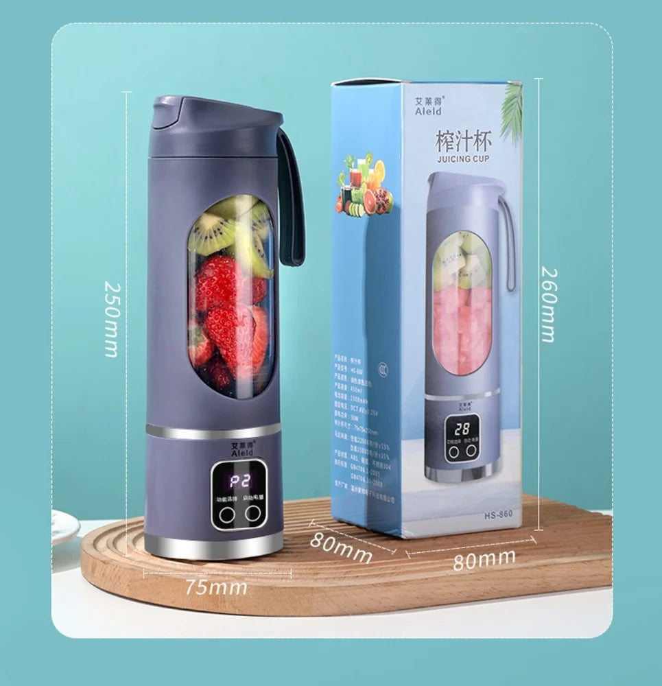 Stainless Steel Portable Electric Usb Juice Blender, For Home